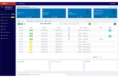 FBO Director Software Dashboard Screen Capture
